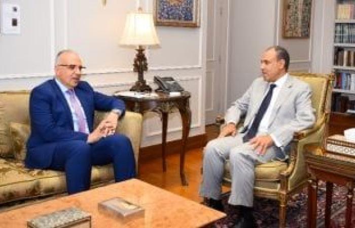 يبيب وزير الخارجية والهجرة يستقبل وزير الموارد المائية والرى.. صور ئ\ئ