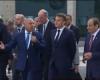 يبيب الرئيس السيسى ونظيره الفرنسى يستمعان لشرح وزير النقل عن أهمية محطة عدلى منصور ئ\ئ